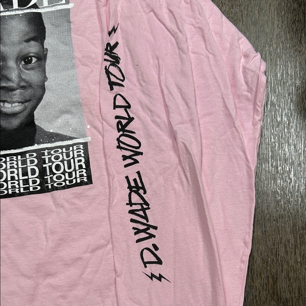 Pink Long-Sleeve Graphic Tour Shirt - Picture 4 of 6